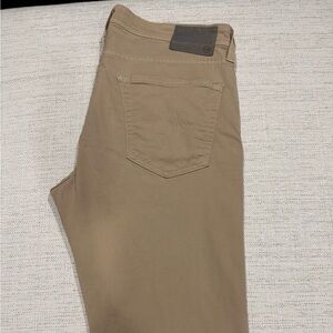AG the matchbox sueded tan pants